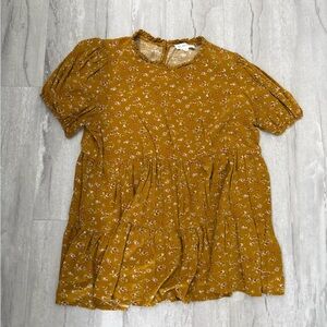 Floral Women's Baby Doll Top